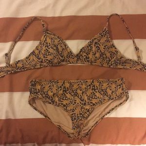 Drake’s for J. crew giraffe-print bikini